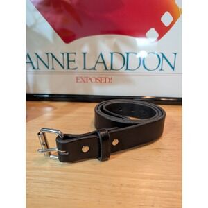 Hanks Belts The Gunner Black Leather Belt Size 40 CCW Gun Belt Made in USA